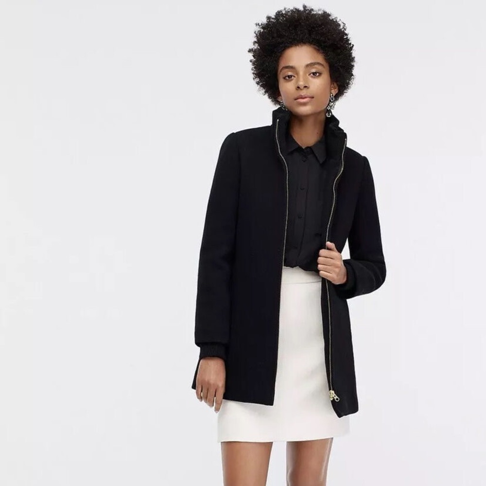 JCrew Stadium Cloth Nello Gori Coat Size 0